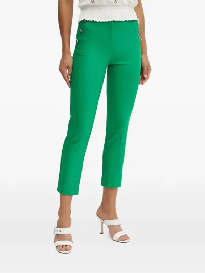 Morgan Praty Button Trousers In Gray