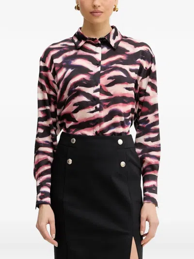 Morgan Printed Buttoned Shirt In Multi
