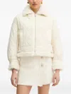 Morgan Quilted Collar Jacket In Neutral