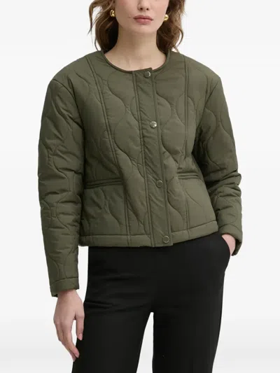 Morgan Gesteppte Jacke In Green