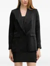 Morgan Regular-fit Blazer In Black