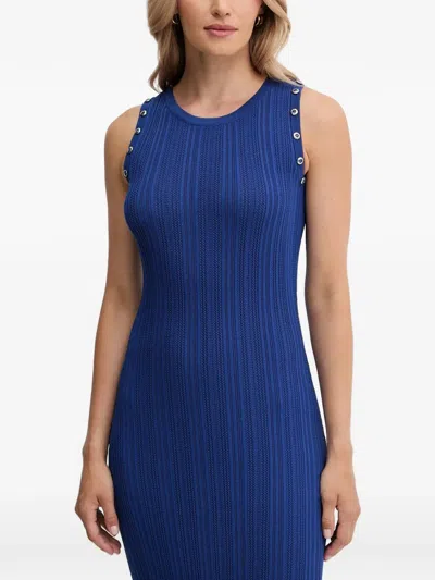 Morgan Sleeveless Midi Dress In Black