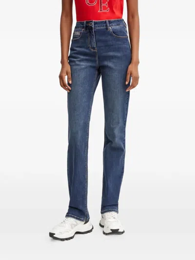 Morgan Straight-leg Jeans In Blue