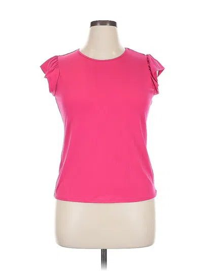 Pre-owned Morgan Taylor Active T-shirt In Pink