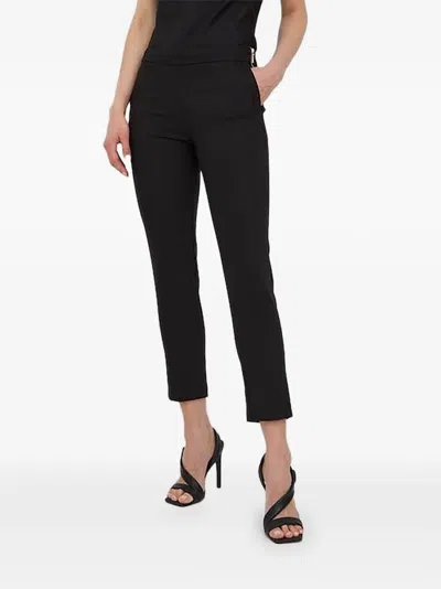 Morgan Zip Trousers In Black