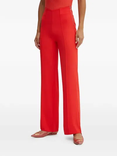 Morgan Zip-fastening Trousers In Red