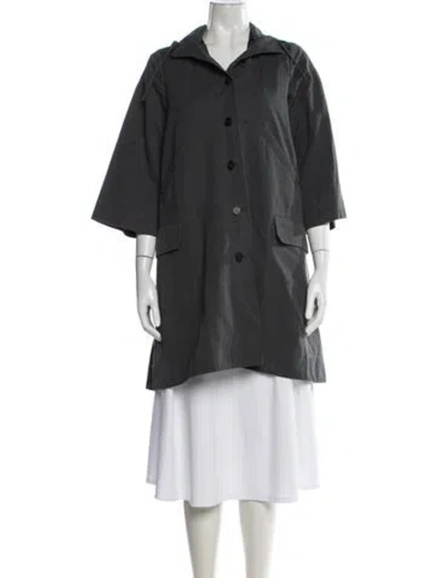 Pre-owned Morgane Le Fay Coat In Gray