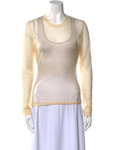 Pre-owned Morgane Le Fay Crew Neck Long Sleeve Sweatshirt In Neutral