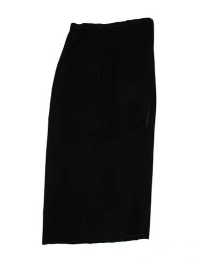 Pre-owned Morgane Le Fay Midi Length Skirt In Black