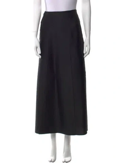 Pre-owned Morgane Le Fay Midi Length Skirt In Black