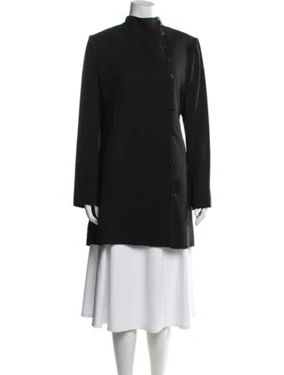 Pre-owned Morgane Le Fay Silk Jacket In Black