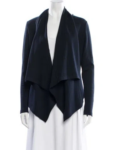 Pre-owned Morgane Le Fay Wool Jacket In Blue