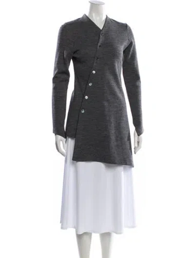 Pre-owned Morgane Le Fay Wool Jacket In Gray