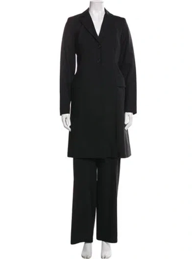 Pre-owned Morgane Le Fay Wool Pant Set In Multi