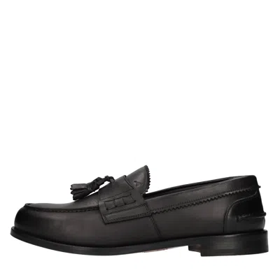 Morgillo Flat Shoes In Nero Scuri
