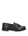 Morgillo Man Loafers Black Size 6 Calfskin