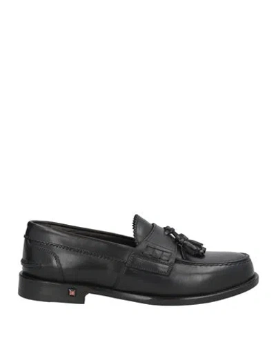 Morgillo Man Loafers Black Size 6 Calfskin