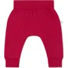Mori Babies'  Appliqué Critter Joggers In Santa And Red