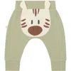 Mori Appliqué Critter Joggers In Sage