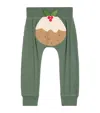 Mori Bamboo-blend Christmas Pudding Trousers In Multi