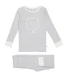 Mori Bamboo-blend Snoozy Pyjamas In Gray