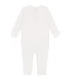 Mori Bamboo-cotton Clever Zip Sleepsuit In White