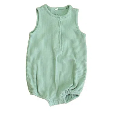 Mori Kids' Boys Green Romper