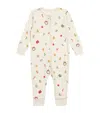 Mori Christmas Print Sleepsuit In Multi