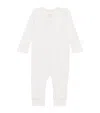 Mori Clever Zip All-in-one Pyjamas In White