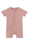 Mori Babies'  Clever Zip Footie In Brown