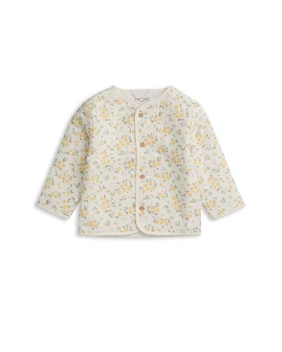 Mori Girls' Floral Muslin Quilted Jacket - Baby In Multi