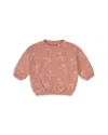 Mori Girls' Little Ballerina Oversized Sweatshirt - Baby In Ballerina