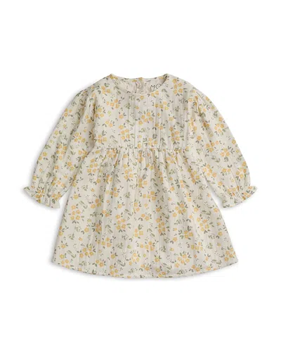 Mori Girls' Muslin Floral Long Sleeve Dress - Baby In Multi