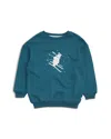 Mori Girls' Oversized Sweatshirt - Baby In Blue