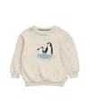 Mori Girls' Oversized Sweatshirt - Baby In Multi