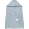 Mori Hooded Towel In Bluebird