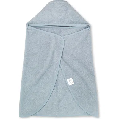 Mori Kids'  Hooded Towel In Bluebird