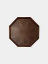 Mori Kougei Poke Walnut Octagonal Tray (11in/27.5cm)