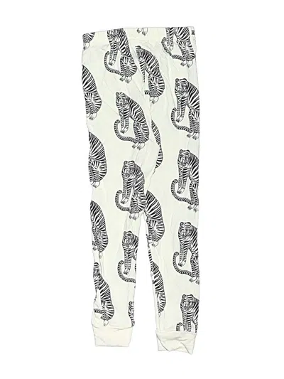 Pre-owned Mori Kids' Leggings In Ivory