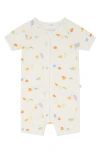 Mori Babies'  Lion Print Fitted One-piece Short Pajamas