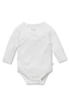Mori Long Sleeve Bodysuit In White