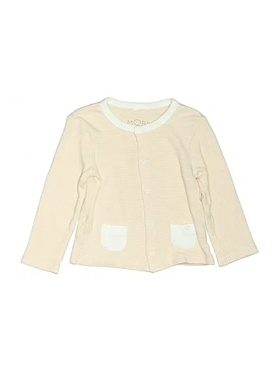 Pre-owned Mori Babies' Long Sleeve Button Down Shirt In Orange