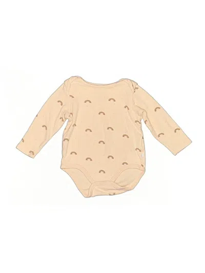 Pre-owned Mori Babies' Long Sleeve Onesie In Gold