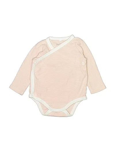Pre-owned Mori Babies' Long Sleeve Onesie In Ivory