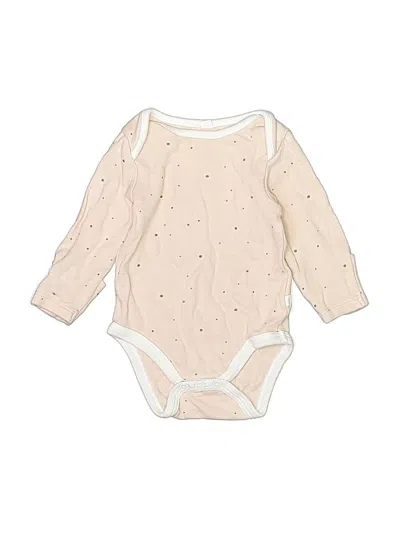 Pre-owned Mori Babies' Long Sleeve Onesie In Ivory