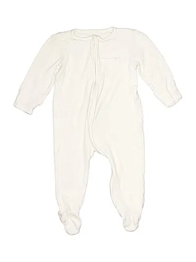 Pre-owned Mori Babies' Long Sleeve Outfit In White