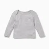 Mori Kids'  Long Sleeve T-shirt In Gray
