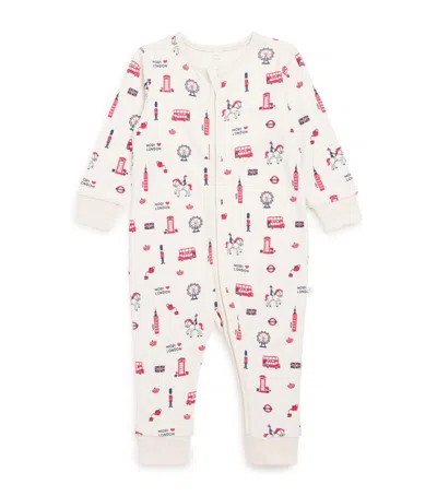 Mori Kids' Organic Cotton-bamboo Little London Sleep All-in-one In Multi