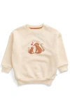 Mori Kids'  Oversized Sweatshirt In Neutral