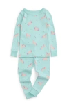 Mori Kids'  Print Pyjama Set In Blue